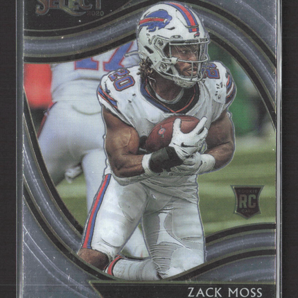 2021 Panini Select Football Zack Moss #369 Field Level RC