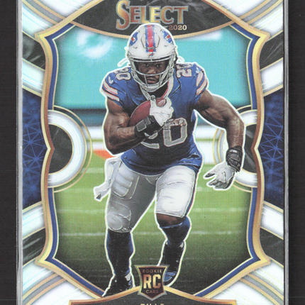 2021 Panini Select Concourse Zack Moss #69 Prizm RC