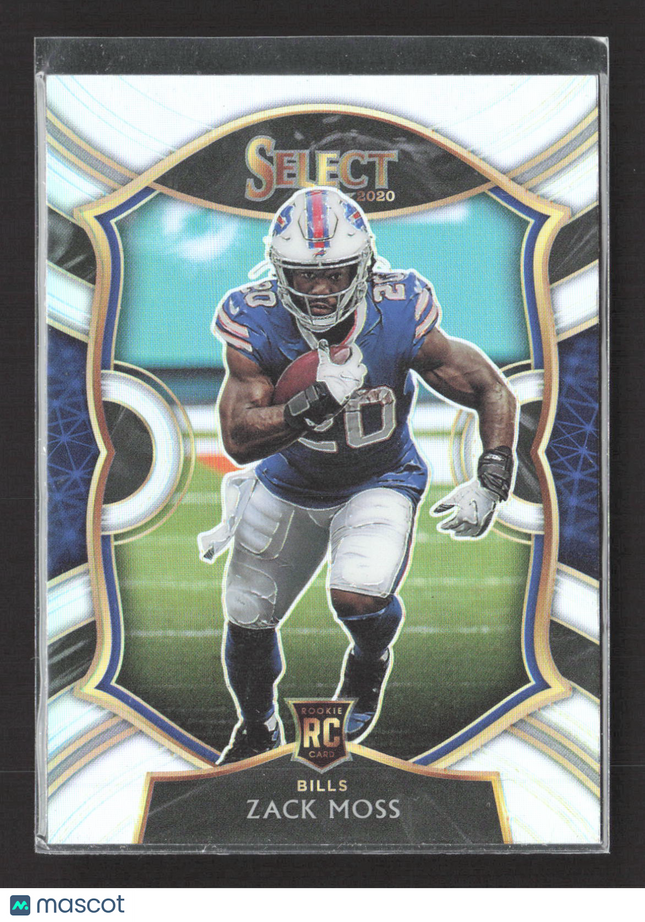 2021 Panini Select Concourse Zack Moss #69 Prizm RC