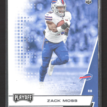 2020 Panini Playoff Zack Moss #232 RC