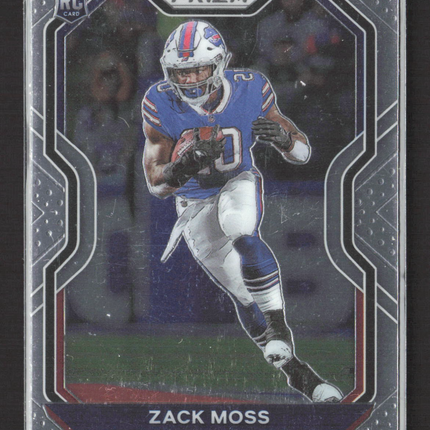 2020 Panini Prizm Zack Moss #311 RC