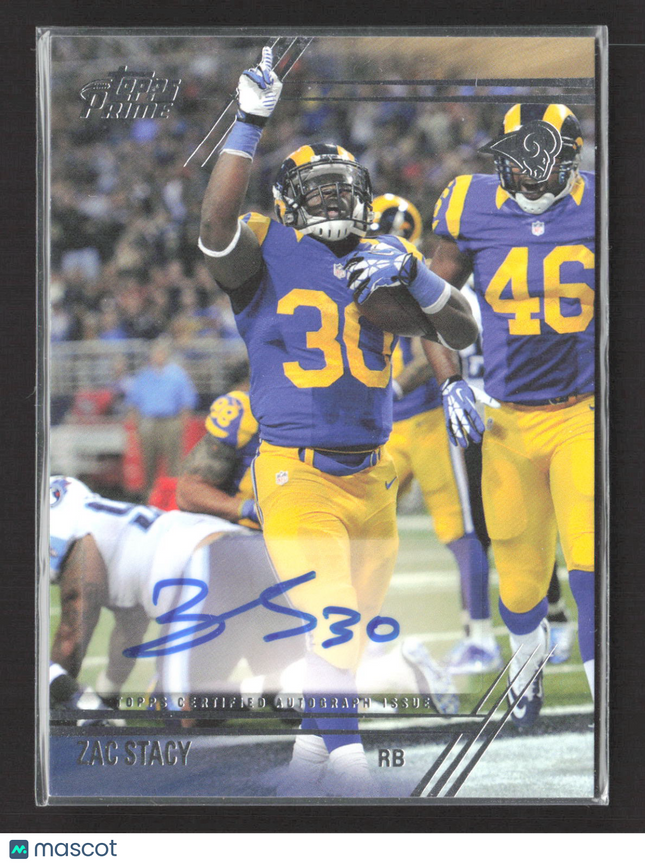 2014 Topps Prime Zac Stacy #104 auto