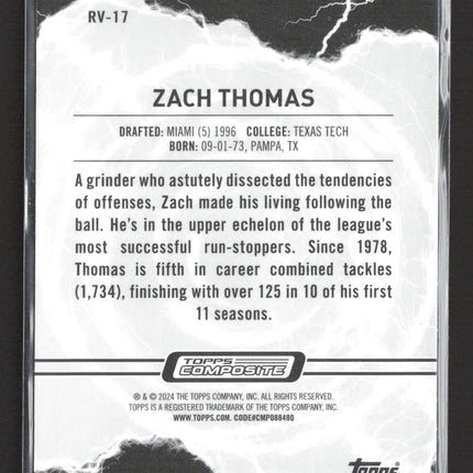 2024 Topps Composite Resurgence Voltaic Zach Thomas #RV-17