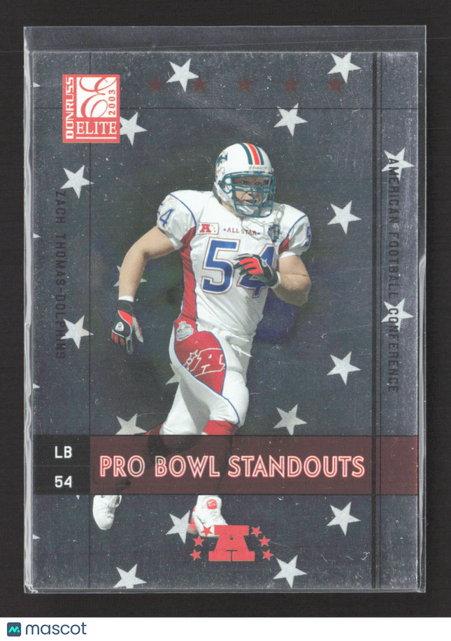 2003 Donruss Elite Pro Bowl Standouts Zach Thomas #PB-20 0797/2002