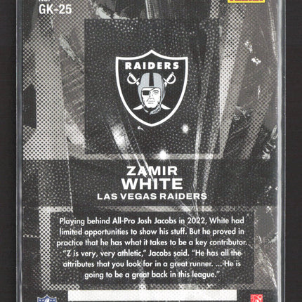 2023 Panini Chronicles Gridiron Kings Zamir White #GK-25 RC