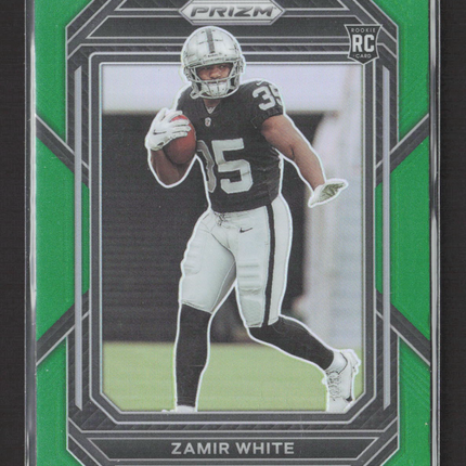 2023 Panini Prizm Zamir White #323 Green RC