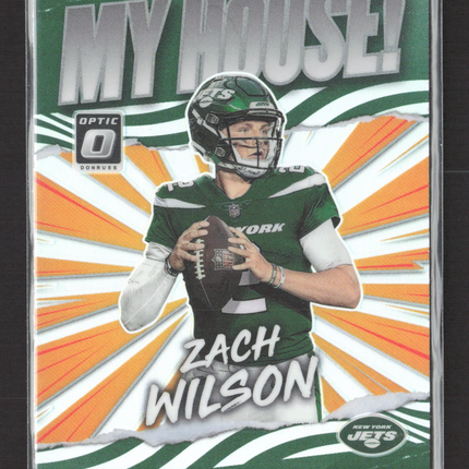 2021 Panini Donruss Optic Prizm My House! Zach Wilson #MH-2