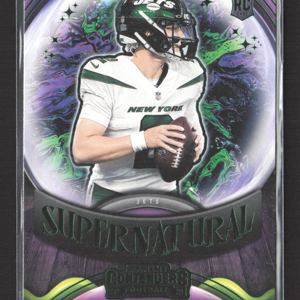 2021 Panini Contenders Football Supernatural Zach Wilson #SN-ZWI RC