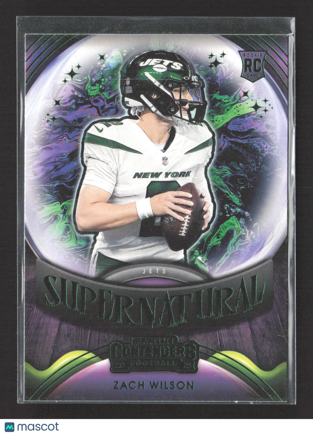 2021 Panini Contenders Football Supernatural Zach Wilson #SN-ZWI RC