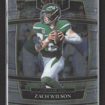 2022 Panini Select Concourse Zach Wilson #44 RC