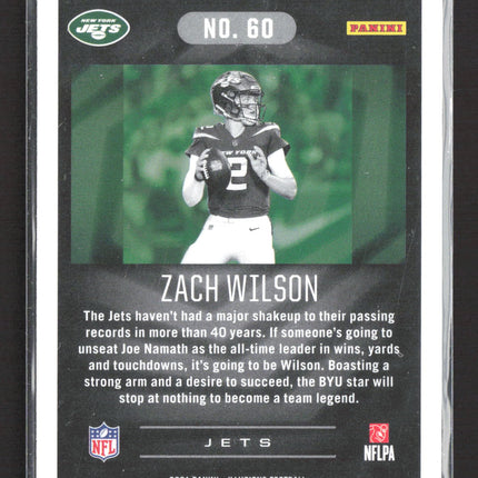 2021 Panini Illusions Zach Wilson #60 Starlight RC
