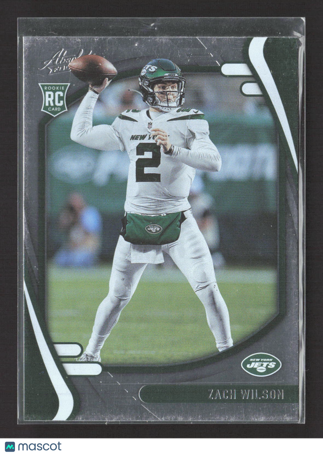 2021 Panini Absolute Football Zach Wilson #102 RC
