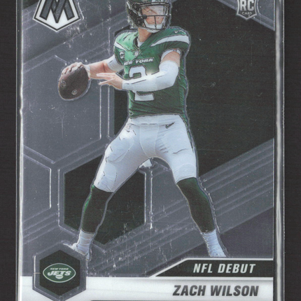 2021 Panini Mosaic Zach Wilson #243 NFL Debut RC
