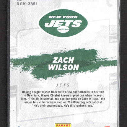 2021 Panini Donruss Gridiron Kings Zach Wilson #RGK-ZWI