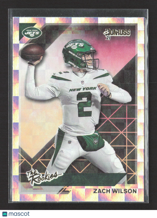 2021 Donruss The Rookies Zach Wilson #TR-ZWI Checkerboard
