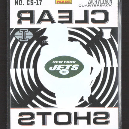 2021 Panini Illusions Clear Shots Zach Wilson #CS-17 RC