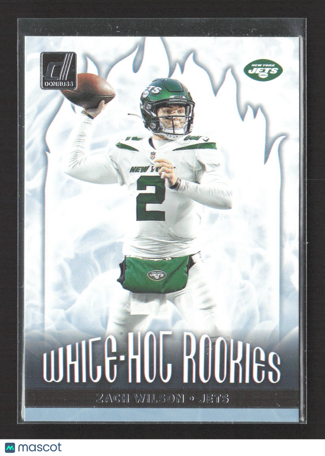 2021 Panini Donruss White-Hot Rookies Zach Wilson #WHR-ZWI