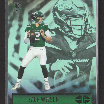 2021 Panini Illusions Zach Wilson #60 Emerald RC