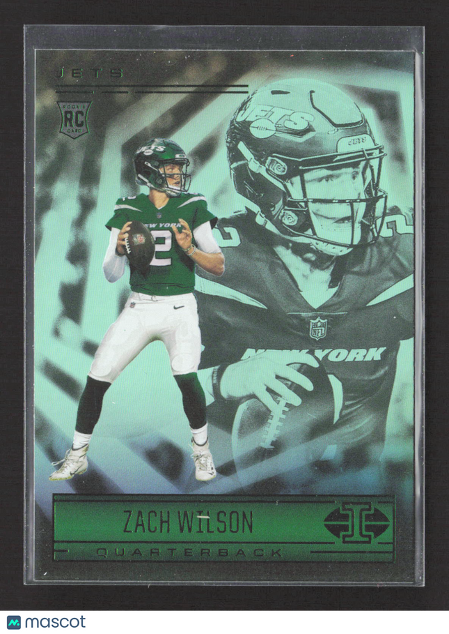 2021 Panini Illusions Zach Wilson #60 Emerald RC
