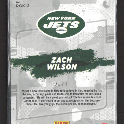 2021 Panini Donruss Optic Gridiron Kings Zach Wilson #RGK-2