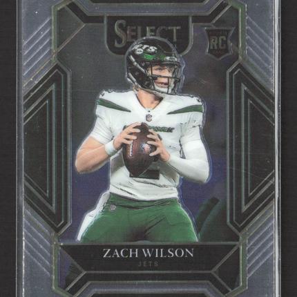 2022 Panini Select Football Zach Wilson #244 Club Level RC