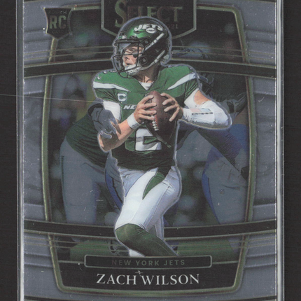2022 Panini Select Football Zach Wilson #44 Concourse RC