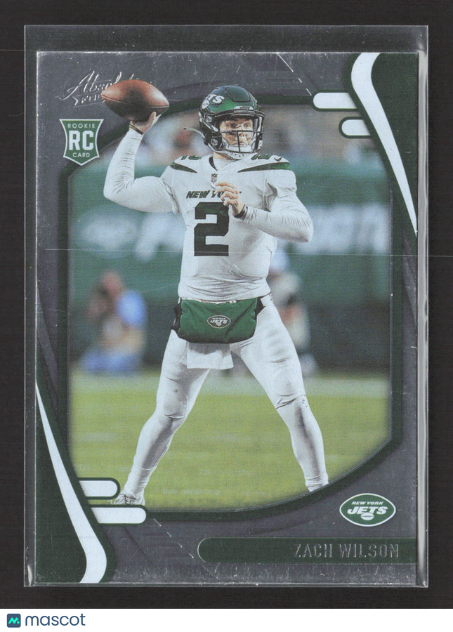 2021 Panini Absolute Football Zach Wilson #102 RC