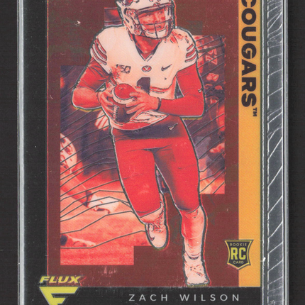 2021 Panini Chronicles Flux Draft Picks Zach Wilson #235 RC