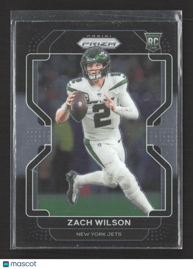 2022 Panini Chronicles Prizm Zach Wilson #PB-2 Black RC