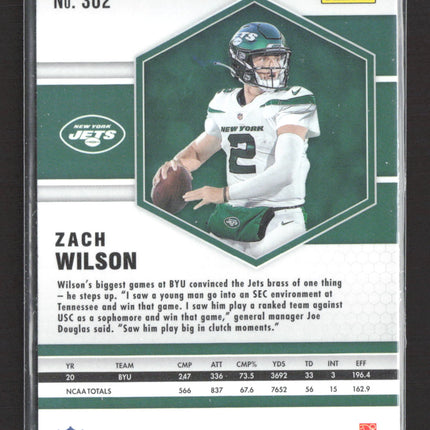 2021 Panini Mosaic Zach Wilson #302 RC