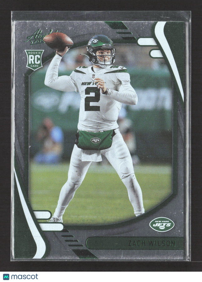 2021 Panini Absolute Football Zach Wilson #102 RC