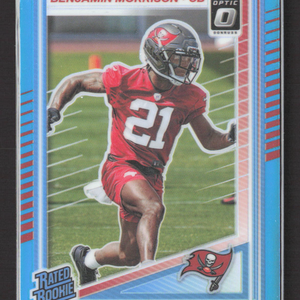 2025 Panini Donruss Optic Prizm Benjamin Morrison #236 Blue 243/399