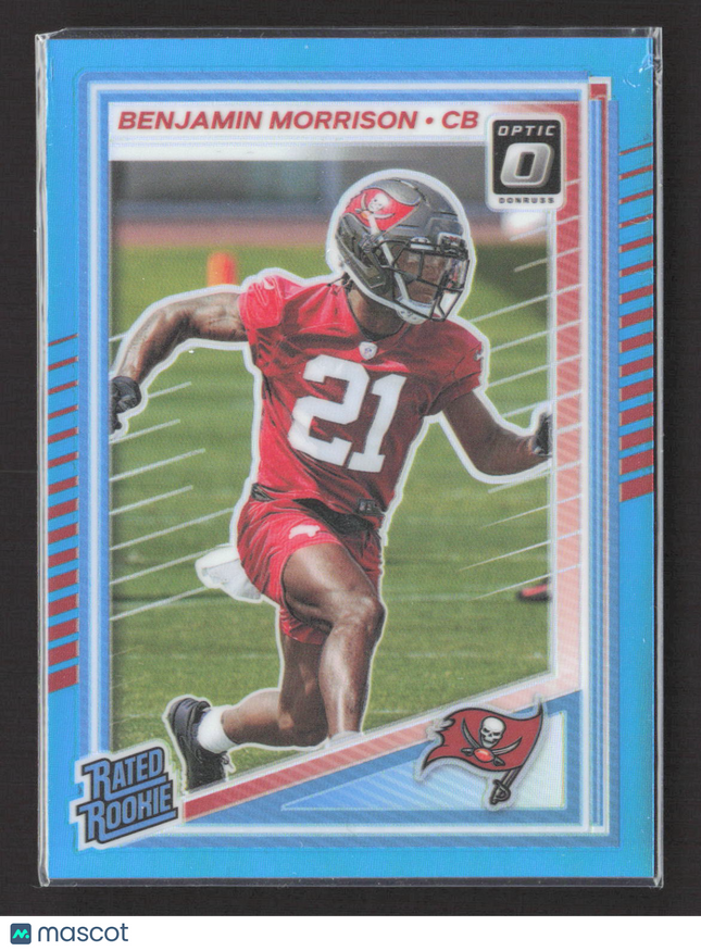 2025 Panini Donruss Optic Prizm Benjamin Morrison #236 Blue 243/399