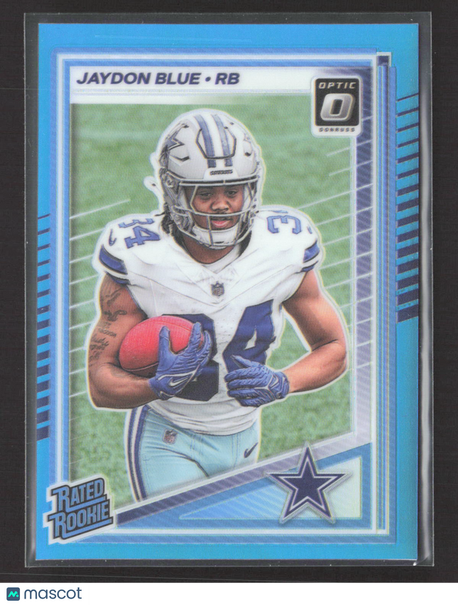 2025 Panini Donruss Optic Prizm Jaydon Blue #242 Blue 146/349