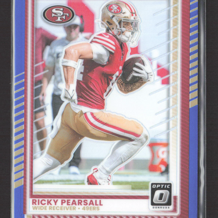 2025 Panini Donruss Optic Ricky Pearsall #174 Blue Prizm 125/249