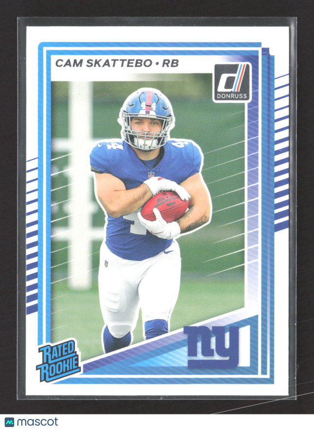 2025 Panini Donruss Cam Skattebo #302