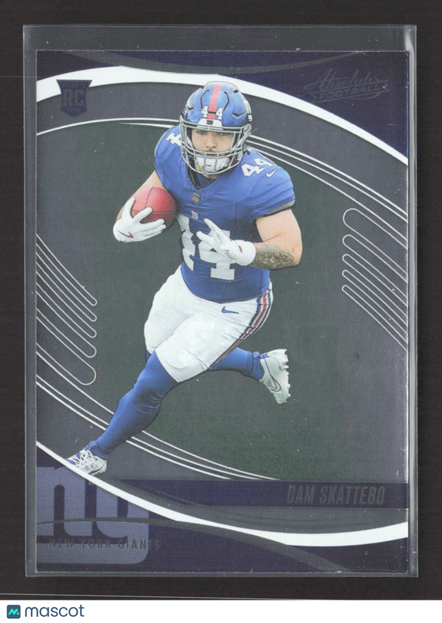 2025 Panini Absolute Football Cam Skattebo #110 RC