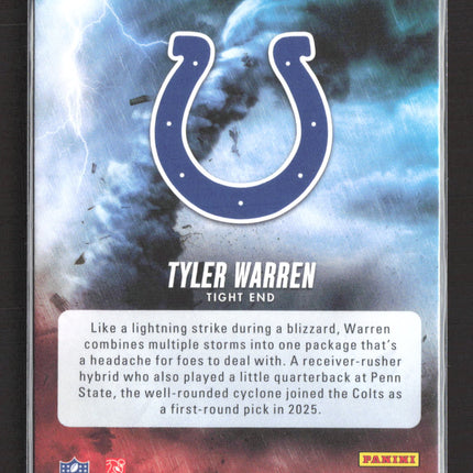 2025 Panini Absolute By Storm Tyler Warren #20 RC