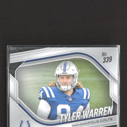 2025 Panini Prizm Football Tyler Warren #339 RC