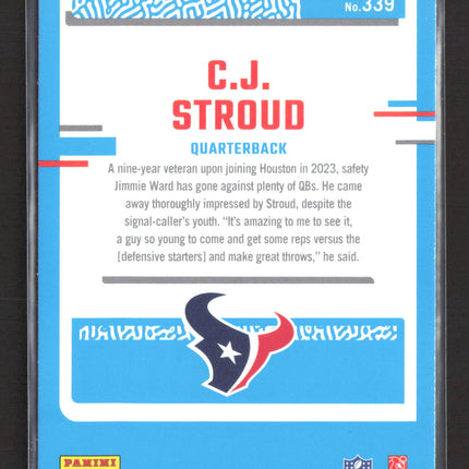 2023 Panini Donruss C.J. Stroud #339 Press Proof Red