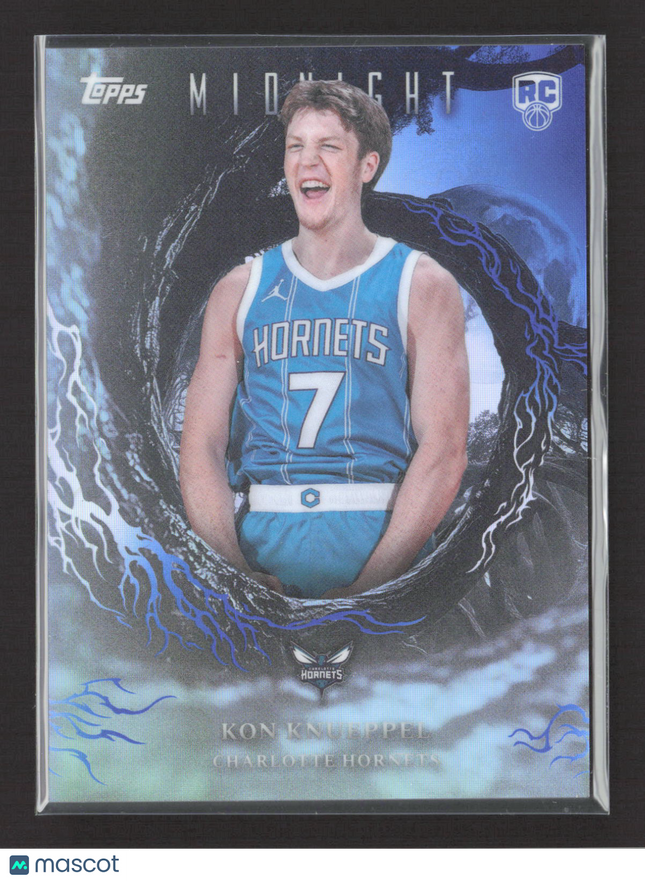 2025 Topps Midnight Nightshade Kon Knueppel #NS-24 RC