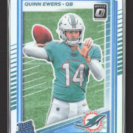 2025 Panini Donruss Optic Prizm Quinn Ewers #213 holo