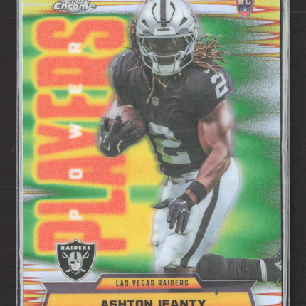2025 Topps Chrome Power Players Ashton Jeanty #PP-14 Refractor RC