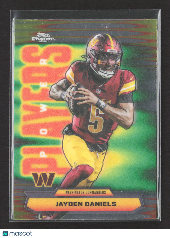 2025 Topps Chrome Power Players Jayden Daniels #PP-3