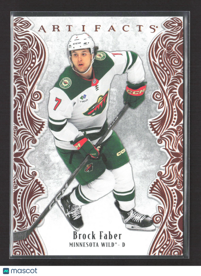 2025 Upper Deck Artifacts Hockey Brock Faber #45 Copper 37/75