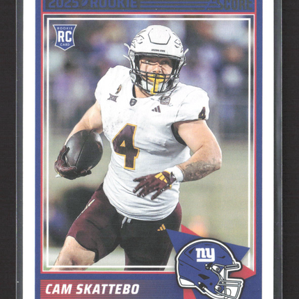 2025 Panini Score Cam Skattebo #1 RC
