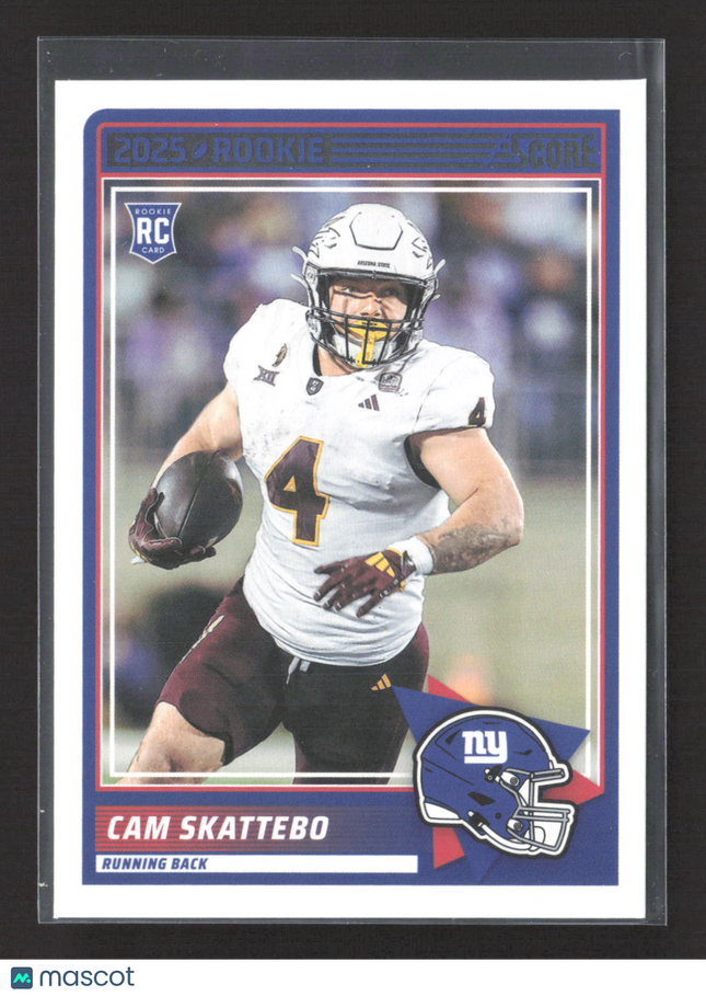 2025 Panini Score Cam Skattebo #1 RC