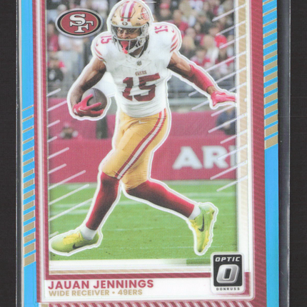 2025 Panini Donruss Optic Jauan Jennings #194 Prizm 116/349