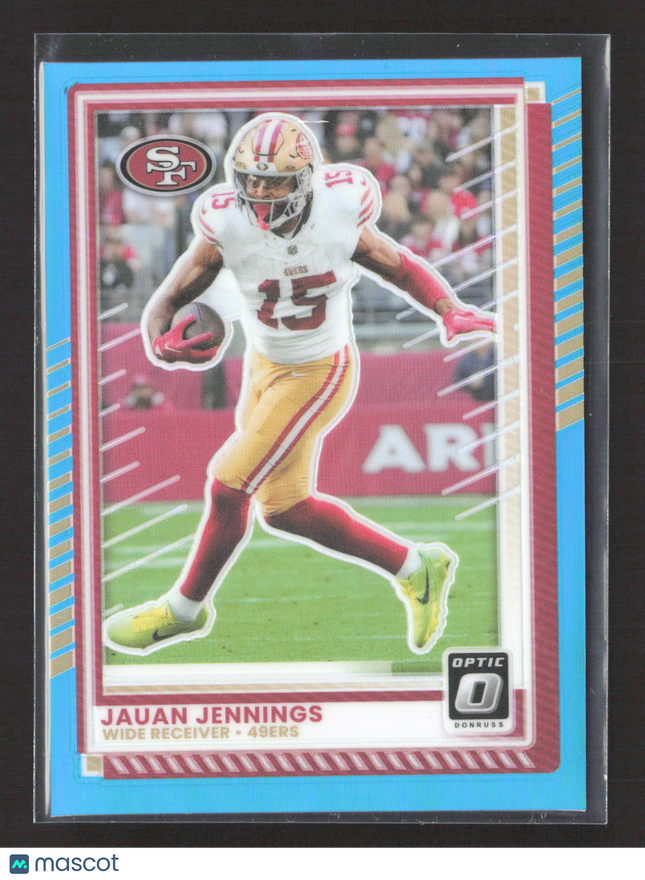 2025 Panini Donruss Optic Jauan Jennings #194 Prizm 116/349