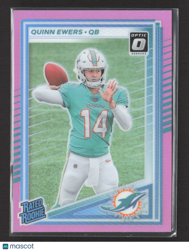2025 Panini Donruss Optic Quinn Ewers #342 Pink